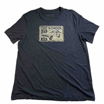 Life is Good Shirt Men&#39;s Large Black Old School Short Sleeve Cool Tee 70... - $12.86