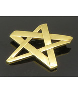 TIFFANY &amp; CO. 18K GOLD - Vintage Shiny Rare Picasso Star Brooch Pin - GB091 - £2,009.76 GBP