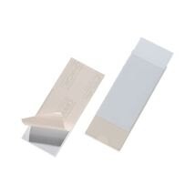 Durable Pocketfix 807519 Self Adhesive Name Plate 150 x 58 mm Transparen... - $18.00