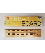 Vintage Whitman Cribbage Board - Complete in Box No. 4879 - €21,32 EUR