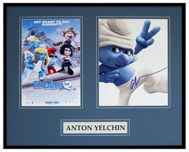 Anton Yelchin Signed Framed 16x20 Photo Poster Set JSA Smurfs Clumsy - £235.50 GBP