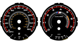BMW E90 Instrument Cluster face 160MPH - $81.46 CAD