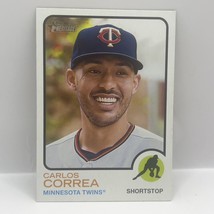 2022 Topps Heritage High Number Carlos Correa Base #672 Minnesota Twins - $1.97
