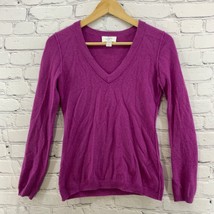 Ann Taylor Loft 100% Cashmere Sweater Light Purple Womens Sz S Small - £19.37 GBP