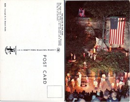 USA Wisconsin Dells Stand Rock Native American Ceremonial Dances VTG Postcard - £7.39 GBP