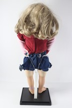 Vintage 2005 MY TWINN 23&quot; Poseable Doll Blonde Hair Purple Eyes w/ Clothes - £33.62 GBP