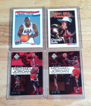 Michael Jordan Bulls Lot (4) 1991 Hoops CHAMPIONS/USA TEAM/Upper Deck Final Shot - £14.86 GBP