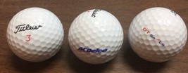 3 TITLEIST DT So/Lo AC Delco logo golf balls  Promotional / Advertising Item - £7.88 GBP