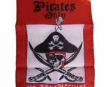 Moon 12&#39;&#39;x18&#39;&#39; Pirates Only No Trespassing Pirate Motorcycle Boat Flag G... - $10.88