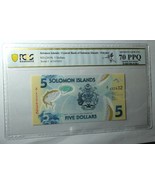 Solomon Islands ND 2019 Banknote 5 Dollars  P38a PCGS 70 PPQ Superb GEM UNC - £342.30 GBP