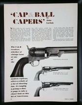Vintage 1961 Cap &amp; Ball Capers - C&amp;B Revolvers - 10-Page Article - £5.30 GBP