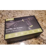 Compressed Air Duster Electric Air Duster and Vacuum 2 in 1,3-Gear to 11... - $64.35