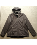 ZeroXposur Water Resist Jacket Men&#39;s XL Gray Fleece Lined Adjustable Dra... - $450.18 MXN