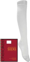 Cherokee Graduated Support Socks, Closed Toe, 18mmHg (Size: C) White - $452.01 MXN