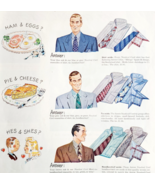 1947 Arrow Nautical Cord Clothing Advertisement Suits And Ties Fashion D... - €25,56 EUR