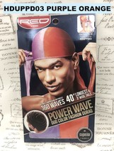 RED BY KISS PREMIUM POWER WAVE DUO COLOR FASHION DURAG HDUPPD03 PURPLE O... - £3.16 GBP