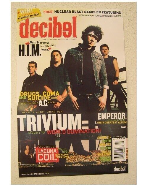 Trivium Poster Band Shot Looks Like Decibel Promo - $9.07