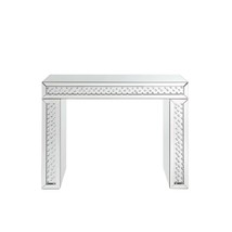 Nysa Vanity Desk, Mirrored &amp; Faux Crystals - $466.00