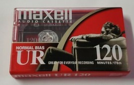 New - MAXELL Audio Cassette Tape Recording UR 120 Normal Bias IEC Type I - £3.52 GBP