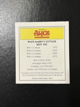 Disney Edition Monopoly Replacement Piece: Title Deed Card - Alice In Wo... - $2.99