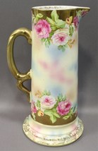 Gorgeous Antique 19th C Royal Vienna Hand Painted Gilded Porcelain Tall Tankard - £296.60 GBP