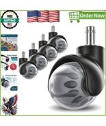High-Strength 2 Inch Office Chair Wheels - Smooth Glide &amp; 650 lbs Load C... - €68,66 EUR