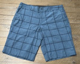 O&#39;Neill Men&#39;s Hybrid Stretch Walk Shorts Blue Plaid - 34 - £10.83 GBP