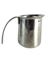 Krups 18-8 Stainless Steel 12oz Syrup Frothing Pitcher Creamer Italian S... - $20.91 CAD
