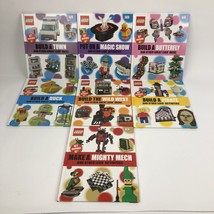 DK Lego Ideas Get Inspired Hardcover Books Lot 7 Make Build Create Series LOOK - £27.93 GBP