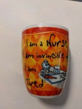 Porcelain Coffee Cup For Nurses Made My History And Heraldry Colors - £11.31 GBP