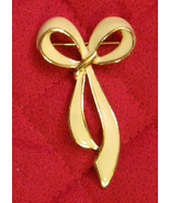 Avon White Bow Pin / Ribbon Brooch Vintage 1980&#39;s BEAUTIFUL 2 1/2&quot; long - $337.75 MXN