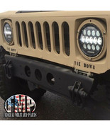 2 Military LED Headlights 5 Ton M923 M923A2 Head Light Plug &amp; Play BLK B... - $179.95