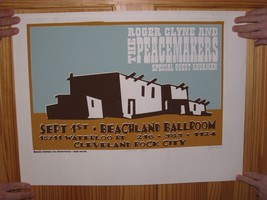 Roger Clyne Poster Peacemakers Silkscreen Signed Numbered Shurman Sept 1 - $89.99