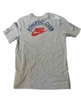 Rare Nike Athletic Club T Shirt Gray Mens Medium Great Condition Very Clean - £11.19 GBP