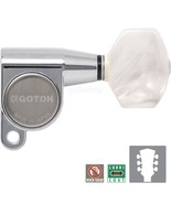 NEW Gotoh SG360 Mini Schaller M6 Style Tuning Keys PEARLOID buttons 3x3 ... - £90.42 GBP