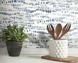 Roommates Rmk11761Rl Navy And White Dotted Line Peel And Stick Wallpaper. - $42.92