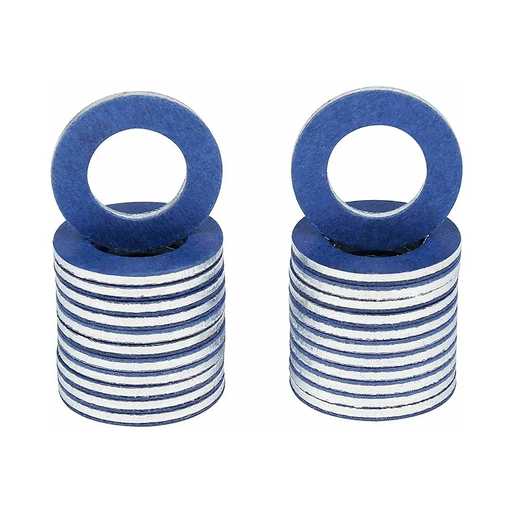 Nightkist 100pcs Oil Drain Plug Washer Gaskets Seal Ring - Replace Washer Oem - £21.72 GBP