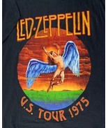 LED ZEPPELIN MENS 1975 US TOUR T SHIRT ORIGINAL AND AUTHENTIC LICENSE SH... - €21,00 EUR