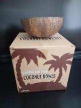 Set of 4 Coconut Bowl Natural and Organic - £19.84 GBP