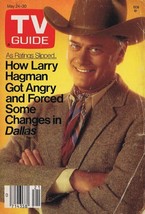 ORIGINAL Vintage May 24 1986 TV Guide No Label Larry Hagman Dallas JR Ewing - £11.72 GBP