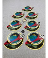 Vintage 1992 Nasa Space Shuttle Atlantis STS-45 Lot Stickers Pin Bolden ... - €8,45 EUR