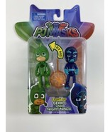 PJ Masks Gekko &amp; Night Ninja Light Up Action Figure’s  2 Pack Brand New ... - £11.68 GBP