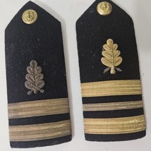 Pair Mens US Navy Medical Corps Shoulder Boards ~ Lt Cmdr &amp; Senior Lieutenant  - £14.74 GBP