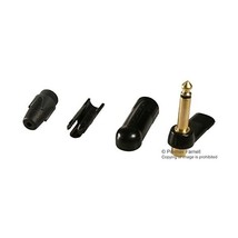 Neutrik 6.35mm Mono Metal Right Jack Angled Jack Plug with Black Body &amp; ... - $519.50 MXN