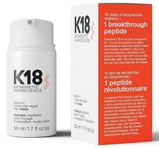 K18 Leave-In Molecular Hair Mask, Repairs Dry or Damaged Hair 50 ml - £19.13 GBP