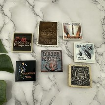 Travel Magnets Lot of 7 Square Tiles Arizona Kona Hawaii Malibu Souvenirs - $18.80