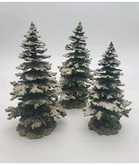 Dept 56 Village Pequot Pines Tree Set Of 3 Christmas Department 56  6&quot; &amp;... - $1,097.40 MXN