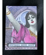 &quot;Mistakes Were Made&quot; ACEO Art Card Mixed Media Collage by Storm COA - $31.50