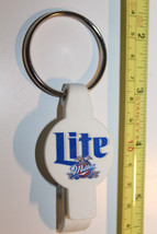 Miller Lite Plastic Bottle Opener Think When You Drink Key Chain Keychain - £9.29 GBP