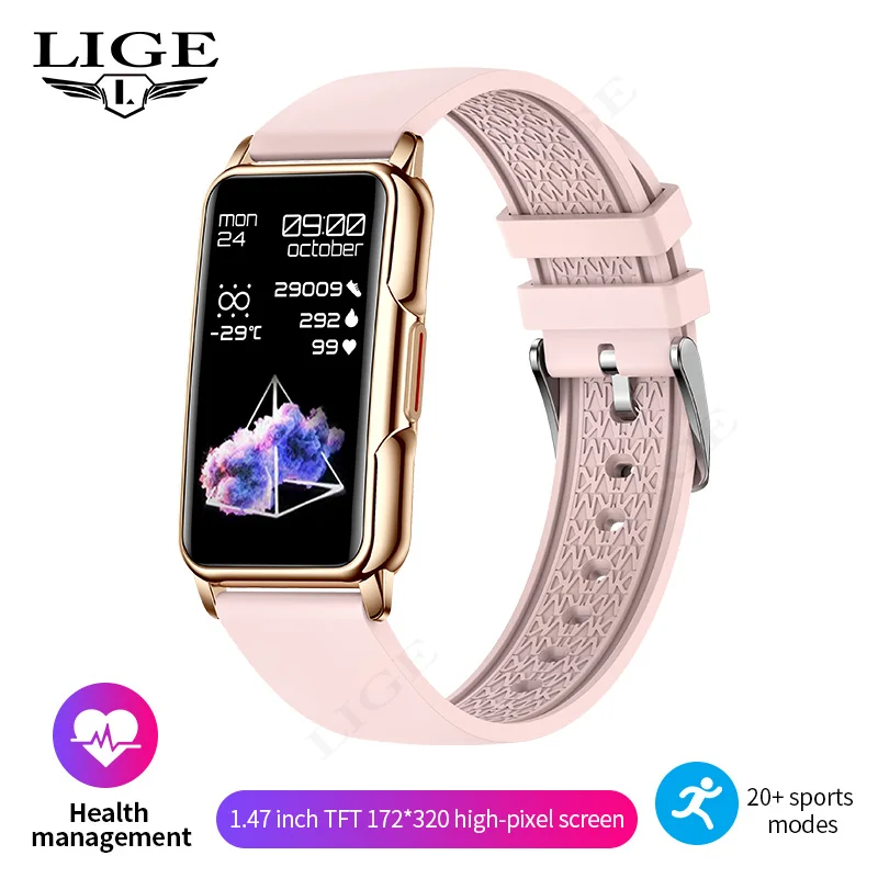 Smart Watch Women Men Bluetooth Connected Phone Music Fitness Sports Bra... - £49.16 GBP